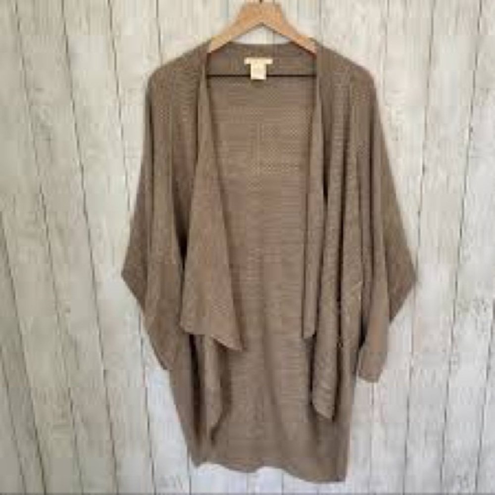 Sweet Romeo open bat sleeve slouchy cardigan - Picture 7 of 7